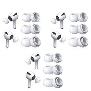 Airpods Pro Replacement Ear Tips 9 Pk Noise Reduction Silicone earbuds Fit OrB7